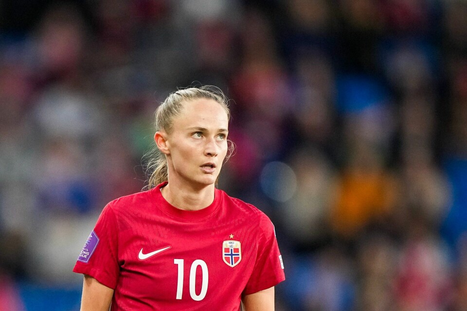 Søndag var Caroline Graham Hansen i aksjon i Barcelonas 2-1-seier over Huelva. Caroline Graham Hansen var tilbake på banen for Barcelona etter at hun måtte stå over landskampen mot Portugal tidligere denne uken. Foto: Beate Oma Dahle / NTB
