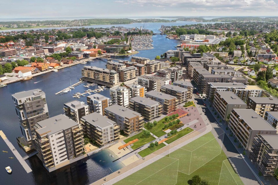 Kaldnes brygge i Tønsberg. Kaldnes brygge i Tønsberg.