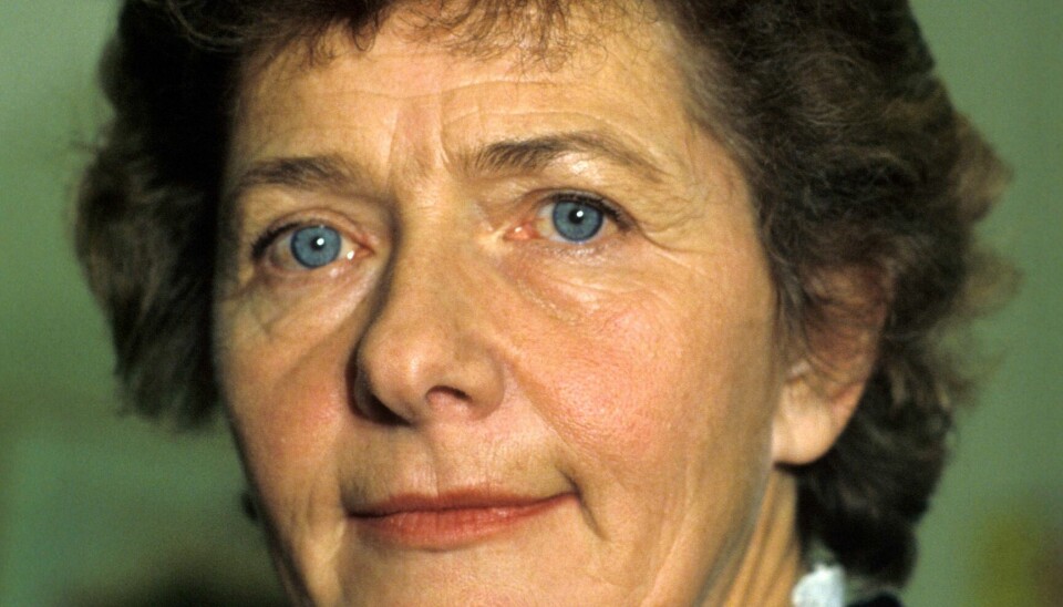 Forfatter Sissel Lange-Nielsen, portrett fra 1983. Forfattar Sissel Lange-Nielsen, portrett frå 1983. Foto Inge Gjellesvik / NTB / NTB