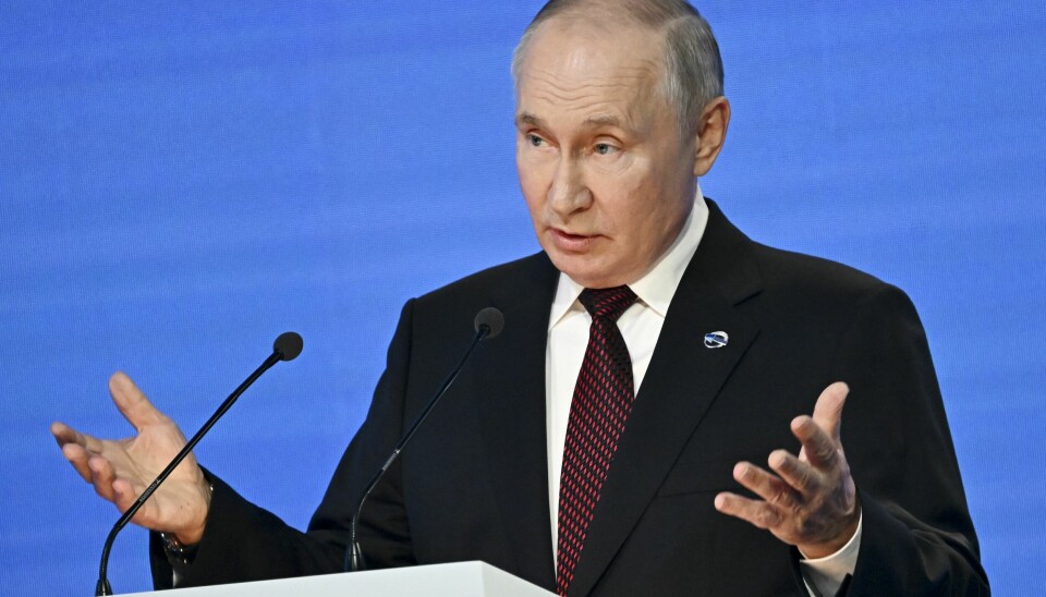 Russlands president Vladimir Putin holdt en tale for tankesmia Valdaj diskusjonsklubb i Sotsji torsdag. Russlands president Vladimir Putin holdt en tale for tankesmia Valdaj diskusjonsklubb i Sotsji torsdag. Foto: Grigory Sysoyev / Sputnik / Kreml / AP / NTB