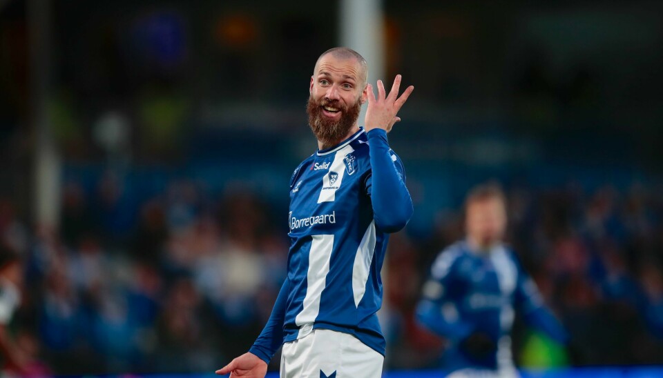 Jo Inge Berget scoret tre ganger for Sarpsborg. Jo Inge Berget scoret tre ganger for Sarpsborg.Foto: Christoffer Andersen / NTB