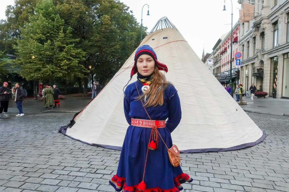 Ella Marie Hætta Isaksen. Fosenaksjonen