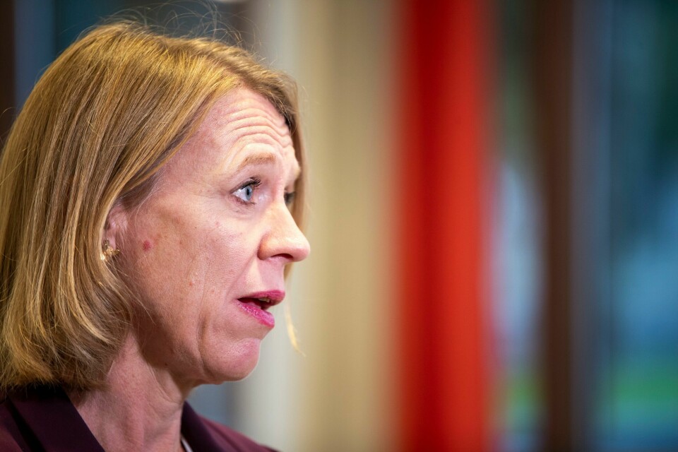 Utenriksminister Anniken Huitfeldt uttaler seg om situasjonen i en pressemelding sent søndag kveld. Utenriksminister Anniken Huitfeldt uttaler seg om situasjonen i en pressemelding sent søndag kveld.