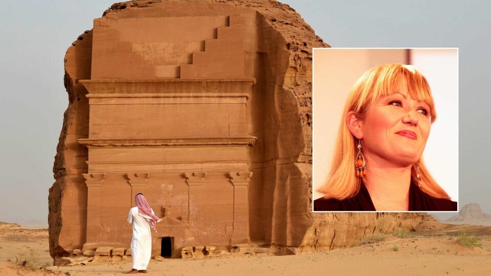 Silje Vallestad er med på laget når Saudi-Arabia forsøker å bli den nye turistdestinasjonen. Silje Vallestad er med på laget når Saudi-Arabia forsøker å bli den nye turistdestinasjonen.