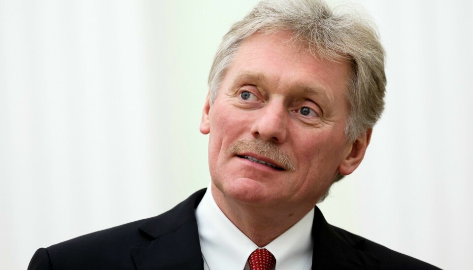 Kreml-talsmann Dmitrij Peskov har ikke forventninger om bedret forhold til Polen etter valget der en liberal opposisjonskoalisjon vant. Kreml-talsperson Dmitrij Peskov sier konflikten mellom Israel og Hamas risikerer å spre seg til andre regioner. Foto: Sergei Bobylev / Sputnik / Kreml / AP / NTB
