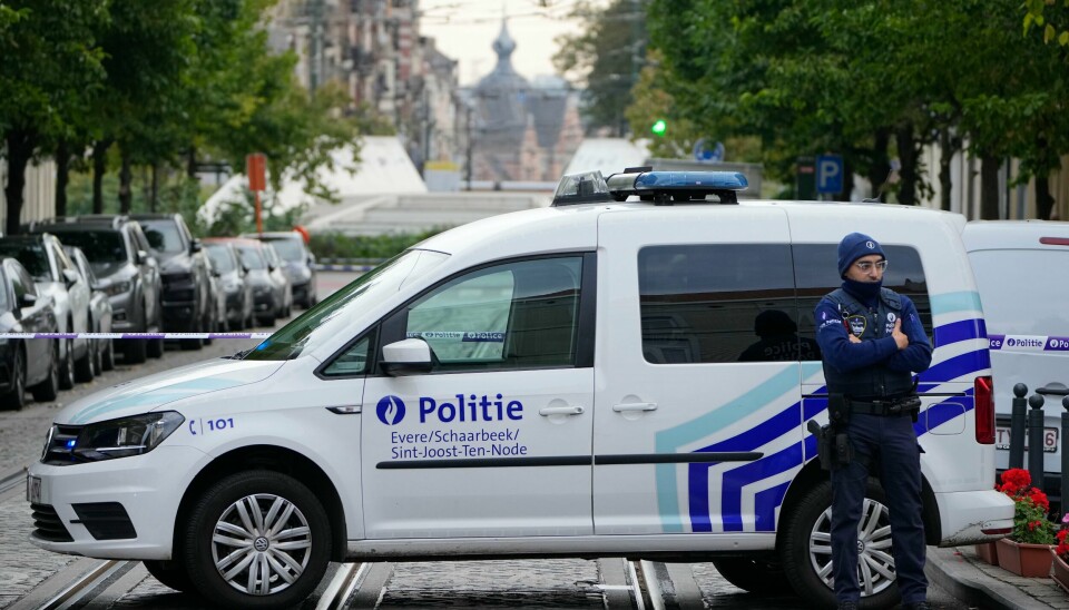 En mann er pågrepet i forbindelse med skytingen i Brussel der to svensker ble drept, melder den franske avisa Quest-France. Den mistenkte gjerningsmannen, en 45 år gammel mann fra Tunisia, ble skutt da politiet pågrep ham tirsdag morgen. Foto: Martin Meissner / AP / NTB