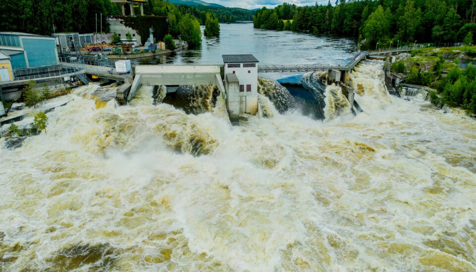 Glomma, Skienselva, Numedalslågen og Drammensvassdraget er de fire store vassdragene som tilfører ferskvann til Oslofjorden, opplyser NIVA. Bildet viser Drammenselva i området ved Hellefossen kraftverk, etter styrtregnet i slutten av august. Glomma, Skienselva, Numedalslågen og Drammensvassdraget er de fire store vassdragene som tilfører ferskvann til Oslofjorden, opplyser NIVA. Bildet viser Drammenselva i området ved Hellefossen kraftverk, etter styrtregnet i slutten av august.