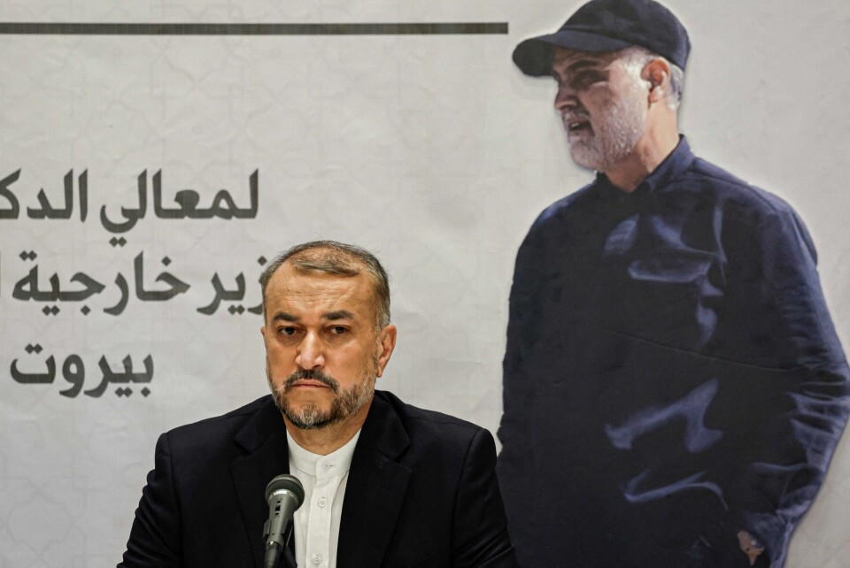 Irans utenriksminister Hossein Amir-Abdollahian har raslet med sablene mot Israel. Irans utenriksminister Hossein Amir-Abdollahian har raslet med sablene mot Israel.