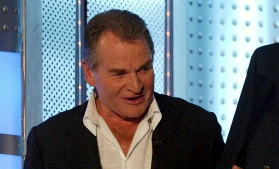 Fritz Wepper, eller Harry Klein fra TV-srien Derrick, under et TV-show i 2004. TV actor Fritz Wepper enter the stage during the television show in 2004