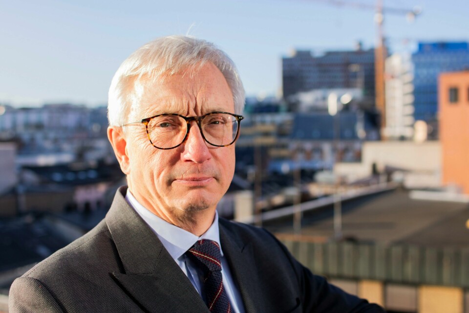 Riksrevisor Karl Eirik Schjøtt-Pedersen retter kritikk mot Skatteetaten i en ny rapport. Karl Eirik Schjøtt-Pedersen