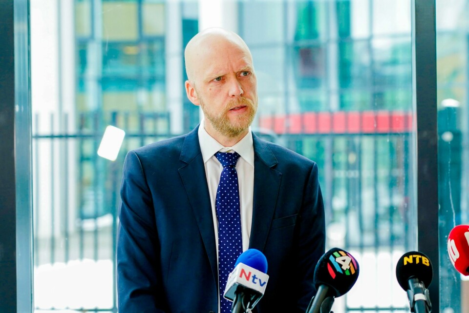 Terje Nedrebø Michelsen i Politiets sikkerhetstjeneste (PST) sier at man ikke har klart å finne ut hvem som sto bak dataangrepet på tolv departementer i sommer. Terje Nedrebø Michelsen i Politiets sikkerhetstjeneste (PST) ber om fire nye ukers varetektsfengsling for IS-siktede søstre. Foto: Gorm Kallestad / NTB