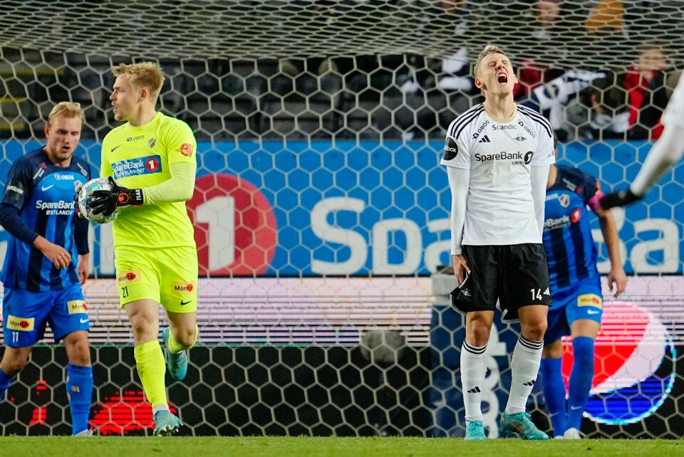 Rosenborg får det virkelig ikke til å stemme om dagen. Rosenborg får det virkelig ikke til å stemme om dagen. Foto: Ole Martin Wold / NTB