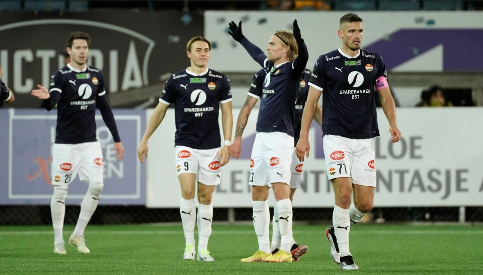 Eirik Ulland Andersen scoret for Strømsgodset mot Odd i Eliteserien søndag. Eirik Ulland Andersen scoret for Strømsgodset mot Odd i Eliteserien søndag. Foto: Cornelius Poppe / NTB