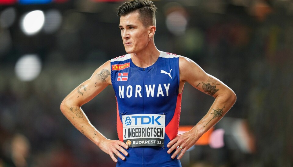 Jakob Ingebrigtsen har fortsatt rekorden på Hytteplanmila. Her avbildet under VM. Jakob Ingebrigtsen står over Diamond League-stevnet i Zürich på torsdag. Foto: Beate Oma Dahle / NTB