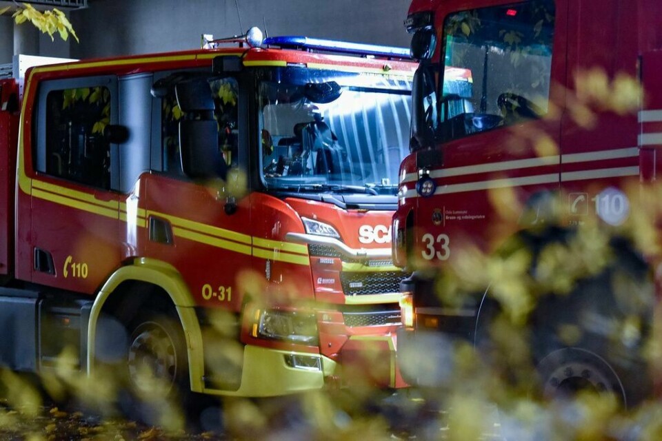 Beboere evakueres etter brann i Sandnes. Illustrasjonsbilde Brann