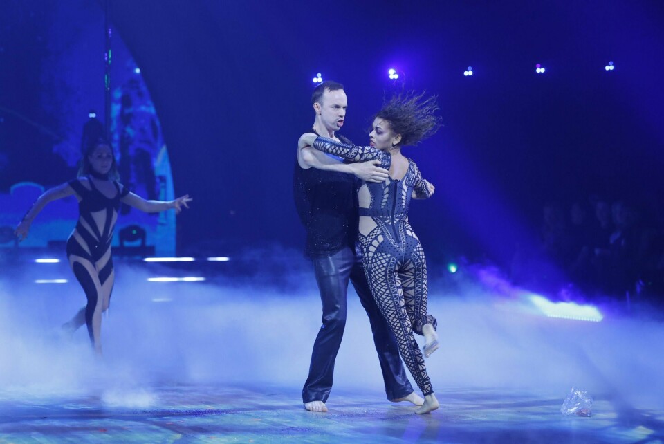 Alexandra Joner og Aslak Maurstad under Skal vi danse-sendingen lørdag. Alexandra Joner og Aslak Maurstad under Skal vi danse-sendingen lørdag.