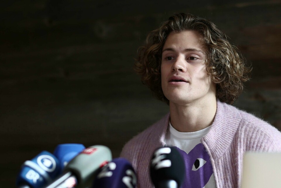 Lucas Braathen gir seg som 23-åring. .