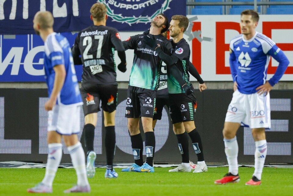 Lasse Nordås scoret to ganger mot Molde mandag. Lasse Nordås scoret to ganger mot Molde mandag. Foto: Svein Ove Ekornesvåg / NTB