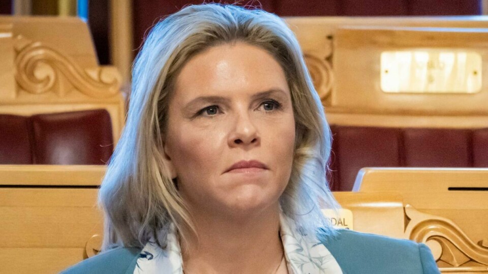 Sylvi Listhaug, partileder i Fremskrittspartiet. Sylvi Listhaug, partileder i Fremskrittspartiet.
