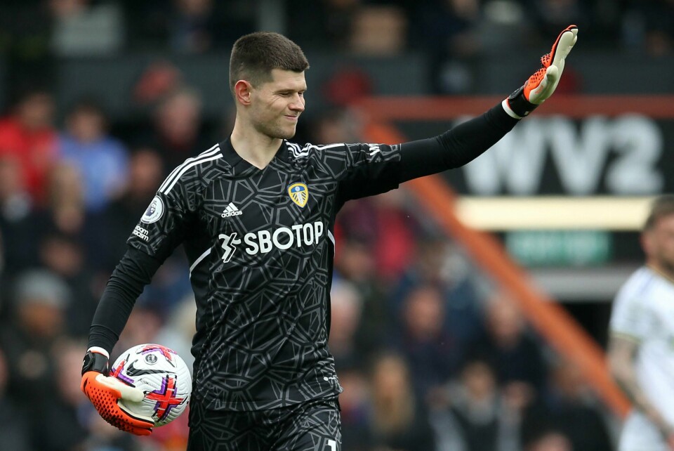 Leeds-keeper Illan Meslier holdt nullen mot serielederen fredag. Leeds-keeper Illan Meslier holdt nullen mot serielederen fredag.