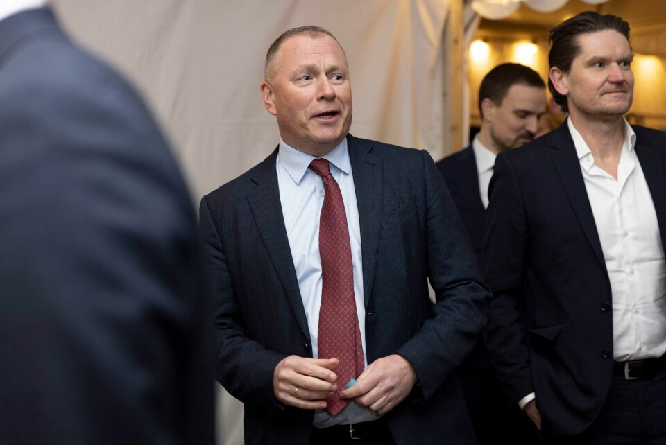 Oljefondssjef Nicolai Tangen kunne tirsdag se fondet nå en ny toppnotering. Sjef for oljefondet, Nicolai Tangen, er fornøyd med kåringen. Foto: Hanna Johre / NTB