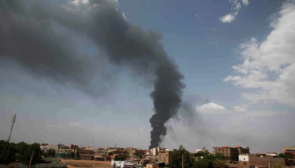Røyk over Karthoum, Sudan, i juni tidligere i år. Røyk over Karthoum, Sudan, i juni tidligere i år.