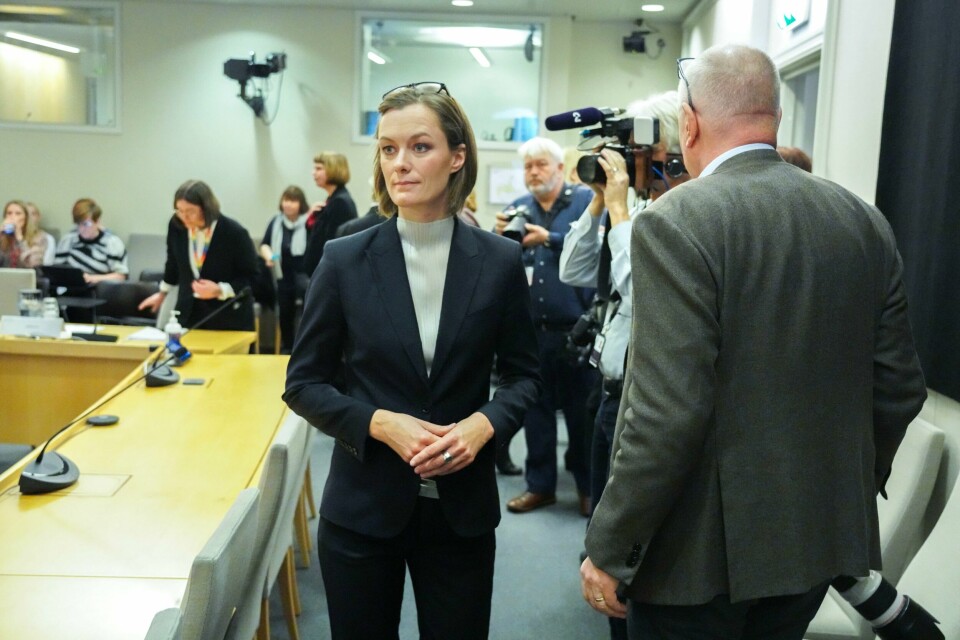 Tidligere kultur- og likestillingsminister Anette Trettebergstuen under Kontroll og Konstitusjonskomiteen åpne høring om Regjeringens håndtering av habilitetsregelverket. Tidligere kultur- og likestillingsminister Anette Trettebergstuen under Kontroll og Konstitusjonskomiteen åpne høring om Regjeringens håndtering av habilitetsregelverket.Foto: Ole Berg-Rusten / NTB