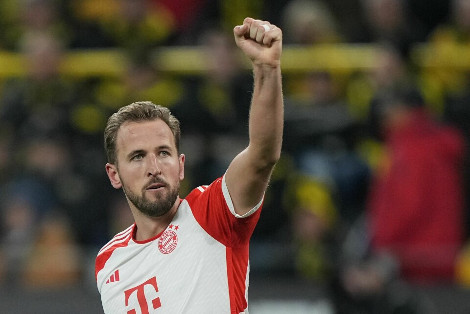 Harry Kane sikret Bayern München nok en seier. Harry Kane sikret Bayern München nok en seier. Foto. Martin Meissner, AP / NTB