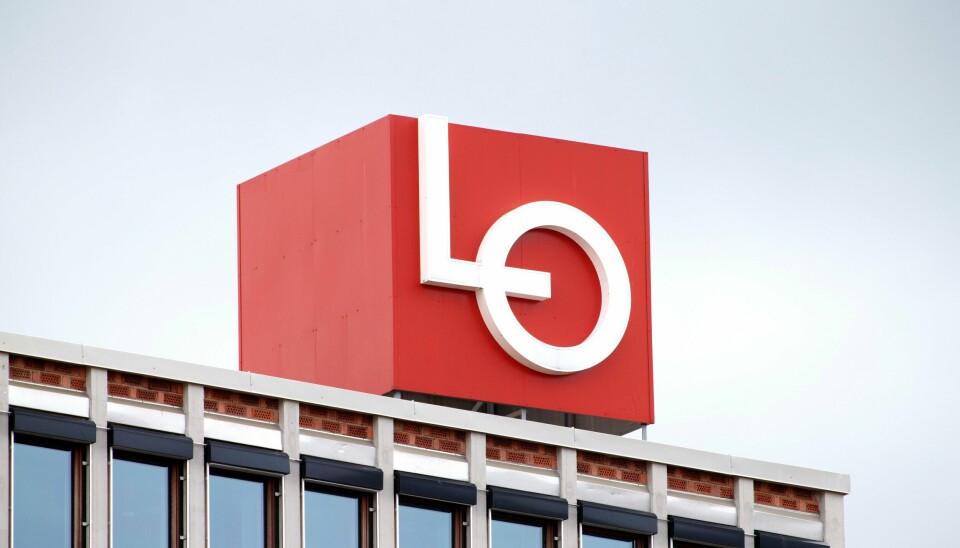 LO, med Akademikerne og Unio, har nå hevet seg inn i sykehus-debatten i Nord-Norge. Oslo, Norway 20150715.Illustrasjonsbilder: Logoer, Oslo. Landsorganisasjonen i Norge (LO)