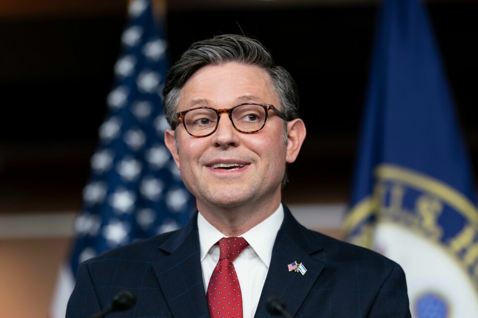Mike Johnson er leder for Representantenes hus. Mike Johnson er leder for Representantenes hus. Foto: J. Scott Applewhite / AP / NTB