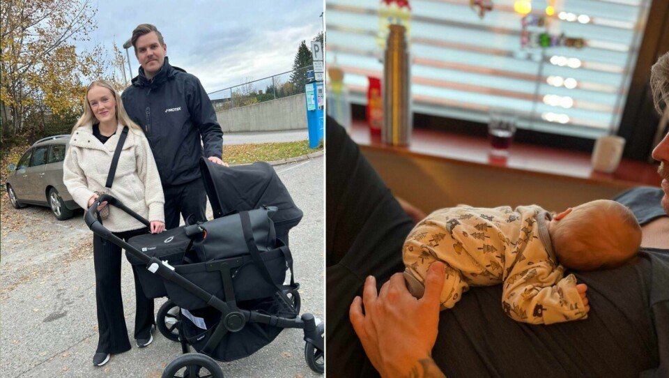 Daniel Nordby og Anette Havn Borgen hadde en dramatisk kveld da Lewis sluttet å puste. Daniel Nordby og Anette Havn Borgen hadde en dramatisk kveld da Lewis sluttet å puste.