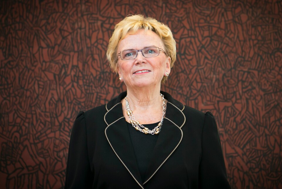 Magnhild Meltveit Kleppa (Sp) ser på økningen av antall fattige og innbyggere som sliter med dårlig økonomi som urovekkende. Hun var sosialminister i Bondeviks regjering fra 1997 til 2000. Magnhild Meltveit Kleppa (Sp) ser på økningen av antall fattige og innbyggere som sliter med dårlig økonomi som urovekkende. Hun var sosialminister i Bondeviks regjering fra 1997 til 2000.