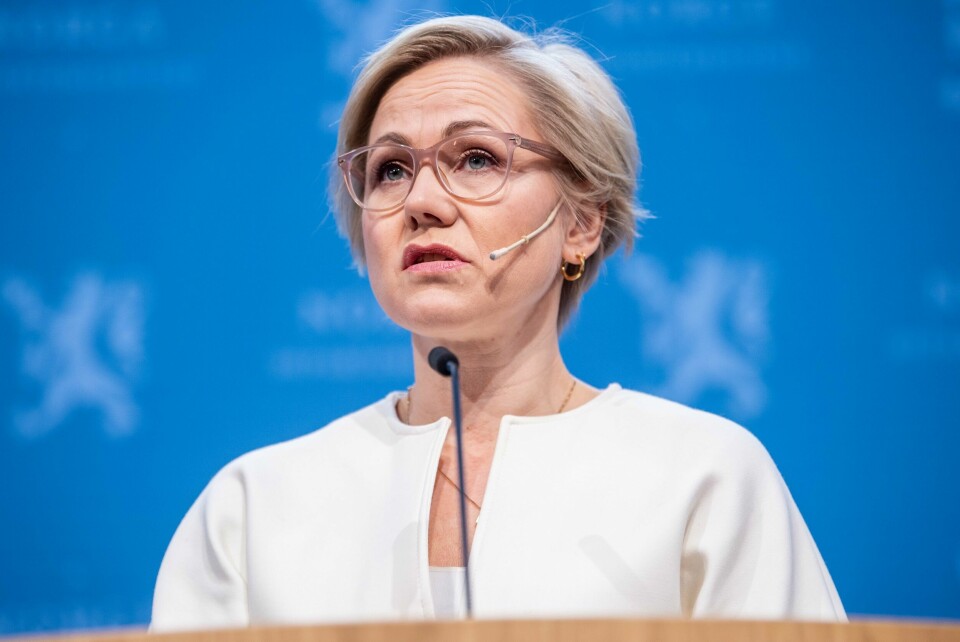 Helse- og omsorgsminister Ingvild Kjerkol (Ap). Helse- og omsorgsminister Ingvild Kjerkol (Ap) fjernar covid-19 frå lista over allmennfarlege smittsame sjukdomar. Foto: Annika Byrde / NTB / NPK