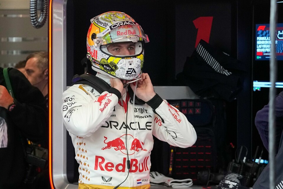 Max Verstappen vant i Las Vegas. Max Verstappen vant i Las Vegas. Foto: Darron Cummings, POOL / AP / NTB