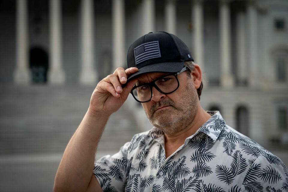 Thomas Seltzer på Capitol Hill i forbindelse med en tidligere sesong av dokumentarserien UXA.