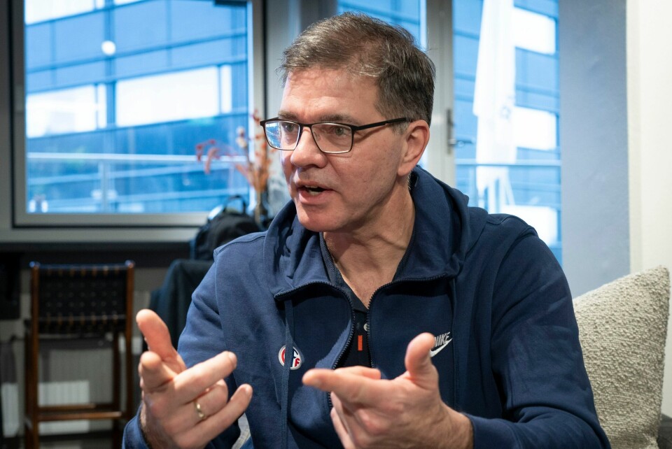 Dommersjef i Norges Fotballforbund Terje Hauge forteller at VAR-bildene fra cupfinalen ikke var gode nok. Dommersjef i Norges Fotballforbund Terje Hauge forteller at VAR-bildene fra cupfinalen ikke var gode nok. Foto: Erik Flaaris Johansen / NTB