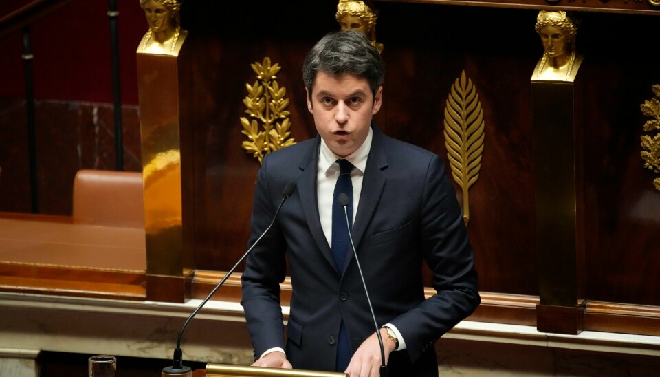 Frankrikes statsminister Gabriel Attal. Frankrikes statsminister Gabriel Attal. Foto: Christophe Ena / AP / NTB