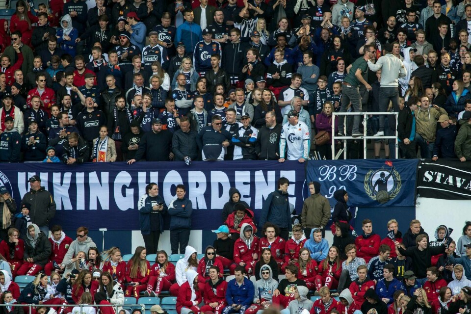 Det ventes kaos i trafikken når 16.000 mennesker skal ta seg til SR-Bank Arena søndag. FOTO: CARINA JOHANSEN, NTB scanpix