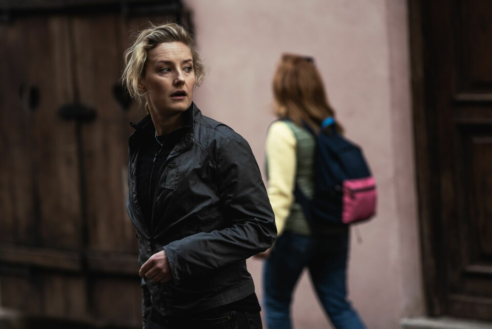 Politiagent Ragna (Ine Marie Willmann) i ny kamp mot høyreekstreme terrorister er aktuell med premiere på Viaplay i løpet av vårsesongen, i følge selskapet. «Furia» har blitt sammenlignet med den internasjonale seer-hiten «Homeland». Foto: Viaplay
