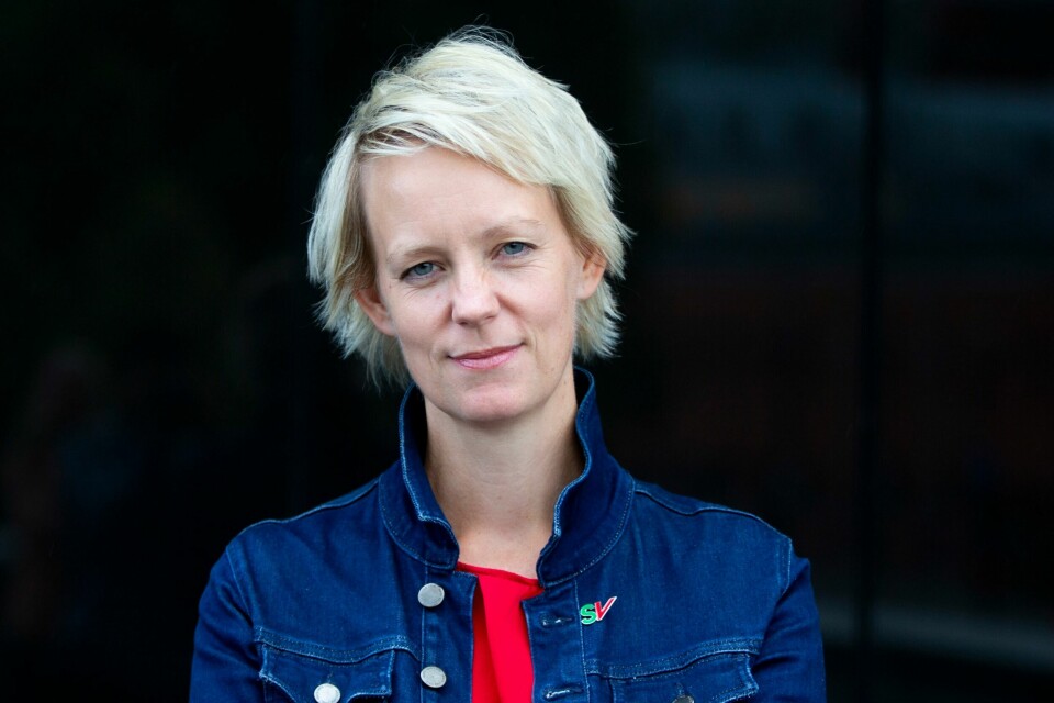 SVs utenrikspolitiske talsperson Ingrid Fiskaa har deltatt på FNs andre statspartsmøte om atomvåpenforbud i New York. Ingrid Fiskaa er tidligere statssekretær i Utenriksdepartementet og kandidat for SV ved årets stortingsvalg. Foto: Javad M. Parsa / NTB