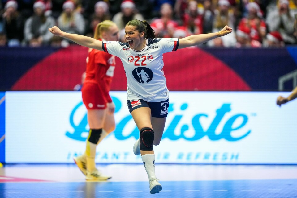 Kristina Sirum Novak fortsatte det gode spillet for Norge i sitt første VM. Kristina Sirum Novak