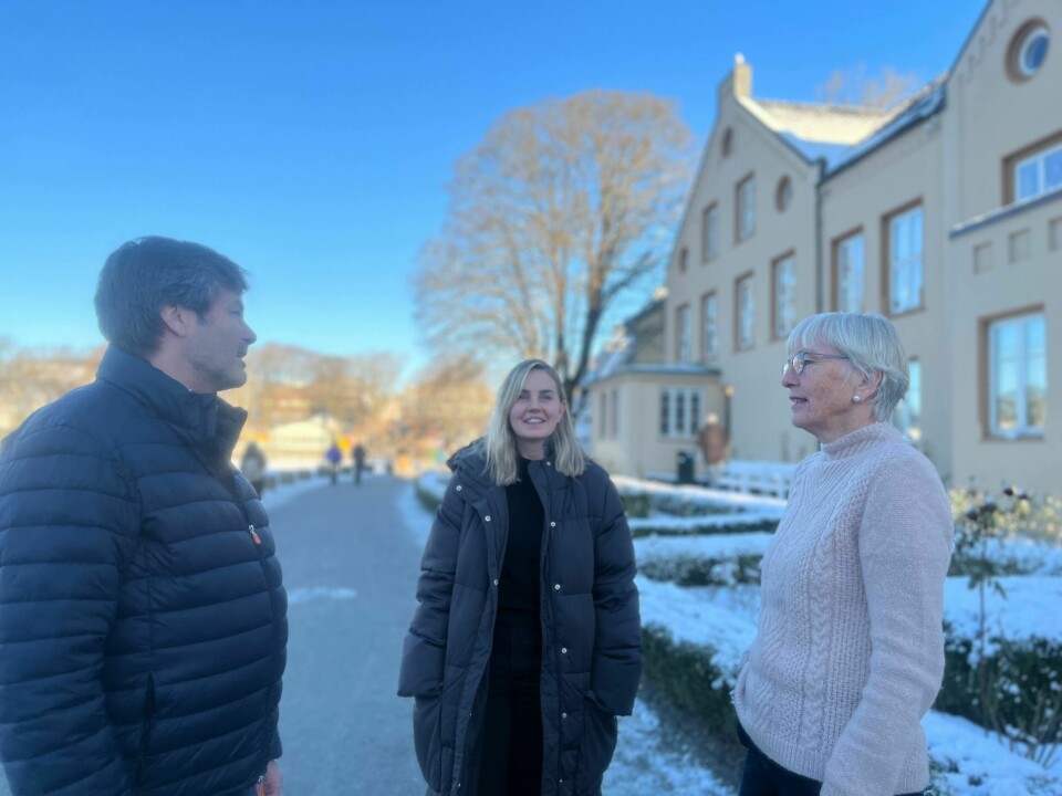 Paul-Magnar Wollstadmo, Amalie Kivijärvi og Elise Oliversen er noen av de frivillige for Kirkens Bymisjon denne julen Paul-Magnar Wollstadmo, Amalie Kivijärvi og Elise Oliversen er noen av de frivillige for Kirkens Bymisjon denne julen