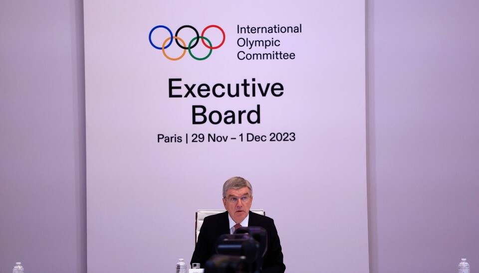 IOC-president Thomas Bach ble tirsdag oppfordret av internasjonale særforbund om å få fortgang i avklaring av Russland-spørsmålet foran neste års sommer-OL. En IOC-topp vil redusere antall deltakere i OL. Foto: Aurelien Morissard / AP / NTB