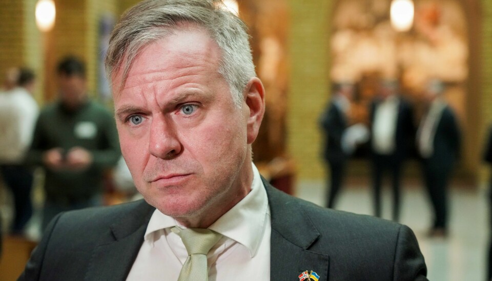 Venstres Alfred Bjørlo. Alfred Bjørlo (V) er uroa for at det nye datasenteret i Innlandet kan ta straum som Nammo på Raufoss treng til våpenproduksjon. Foto: Ole Berg-Rusten / NTB /NPK
