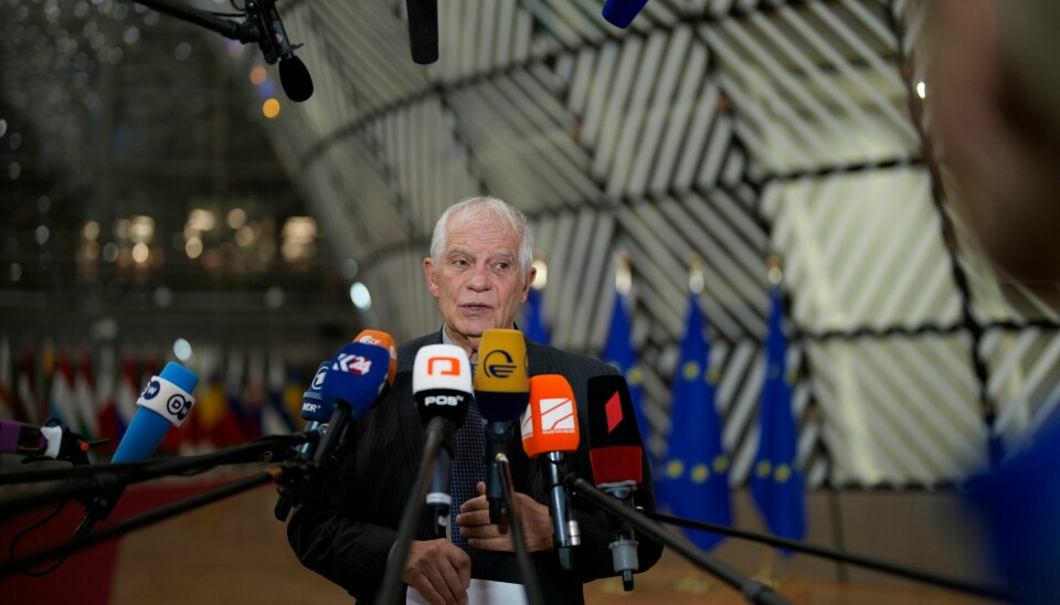 EUs utenrikssjef Josep Borrell sammenligner ødeleggelsene i Gaza med de i Tyskland under andre verdenskrig. EUs utenrikssjef Josep Borrell sammenligner ødeleggelsene i Gaza med de i Tyskland under andre verdenskrig. Foto: Virginia Mayo / AP / NTB