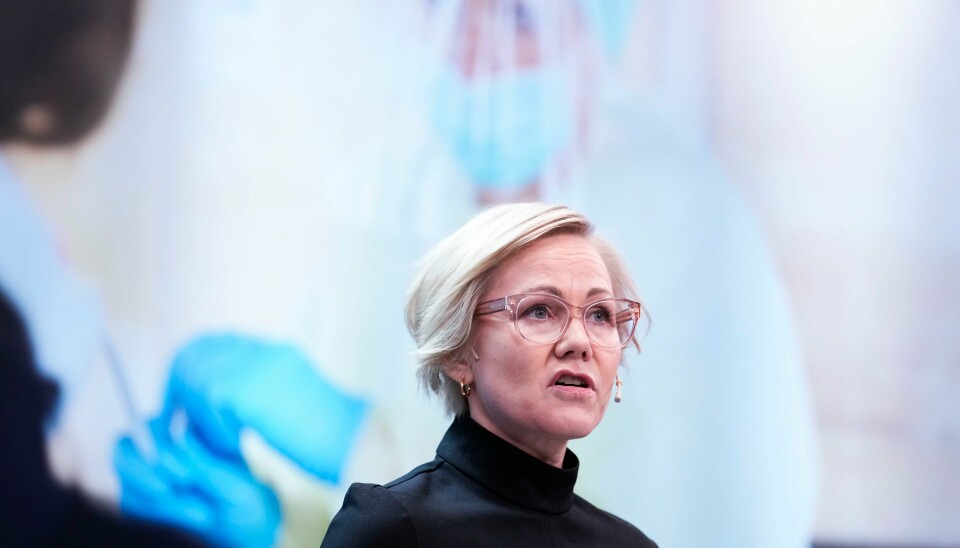 Helse- og omsorgsminister Ingvild Kjerkol besøker Lofoten tirsdag. Helse- og omsorgsminister Ingvild Kjerkol skal legge fram Nasjonal helse- og samhandlingsplan etter nyttår. Foto: Javad Parsa / NTB