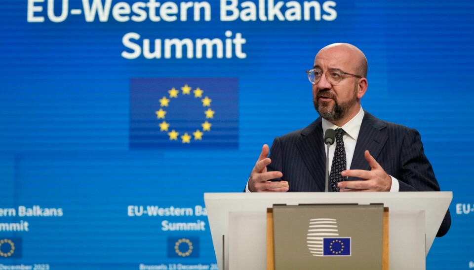 EU-president Charles Michel. EU-president Charles Michel. Foto: AP / NTB