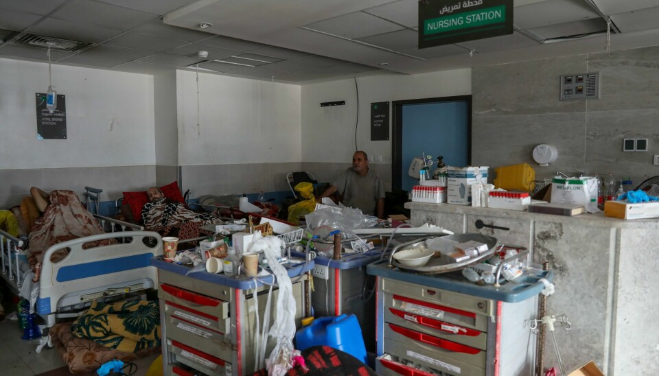 Skadede palestinere i Shifa-sykehuset under våpenhvilen i Gaza i november. Foto: Mohammed Hajjar / AP / NTB