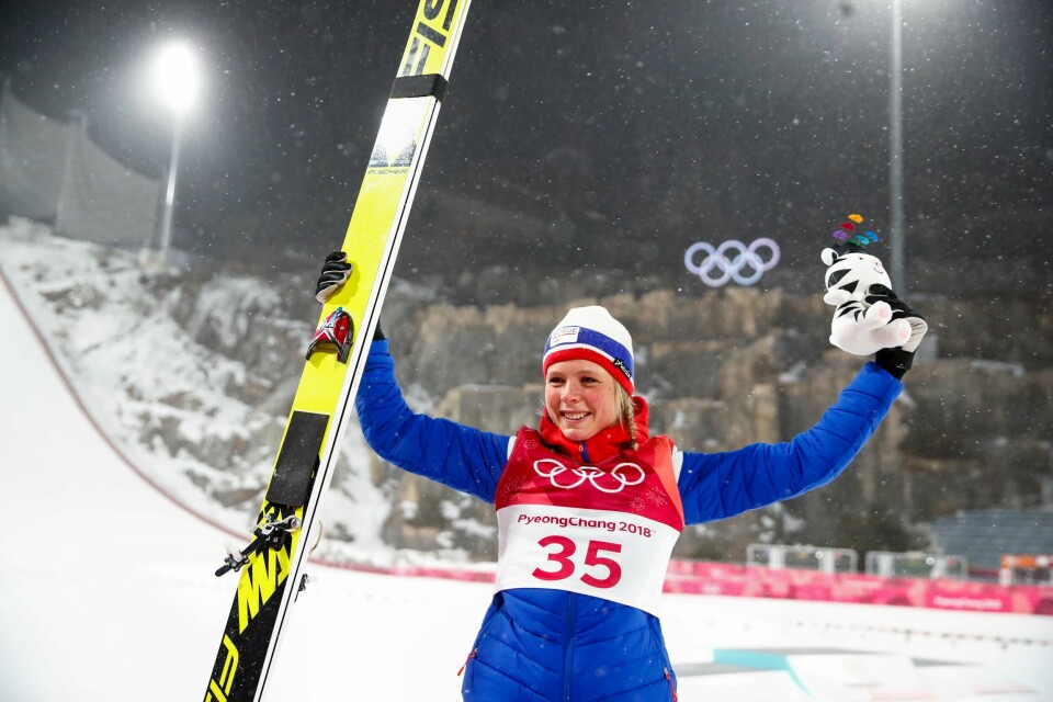 Maren Lundby blir olympisk mester i Pyeongchang i 2018. Maren Lundby blir olympisk mester i Pyeongchang i 2018.
