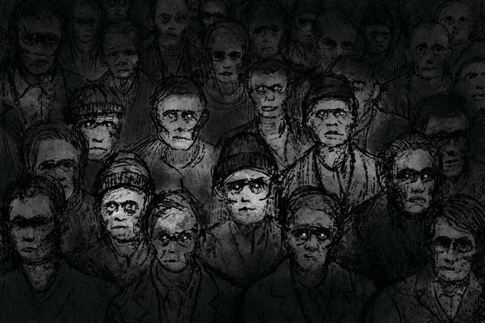 Ukrainerne har nå stått i krig i godt over 650 dager, etter at invasjonen begynte i februar 2022. Her illustrert av Peter Hamlin hos nyhetsbyrået AP. Russiske soldater forteller om desperate tilstander ved fronten – mange ønsker seg bort. Illustrasjon: Peter Hamlin / AP / NTB